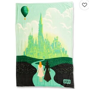 Wicked One short day throw blanket NWT
